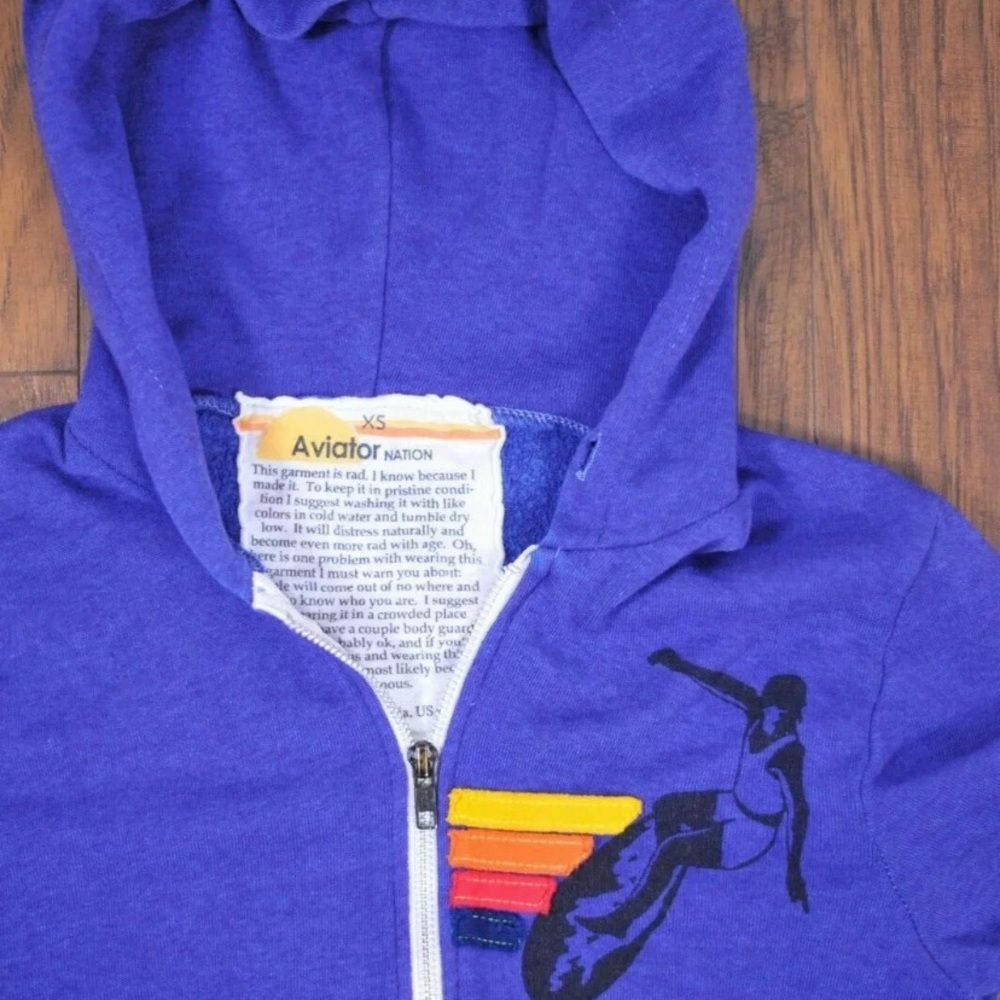 ✨Aviator Nation zip up hoodie✨